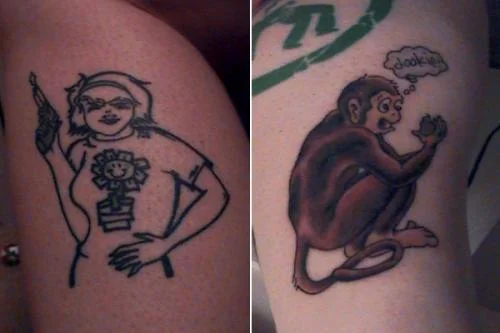 Kerplunk Logo & Monkey