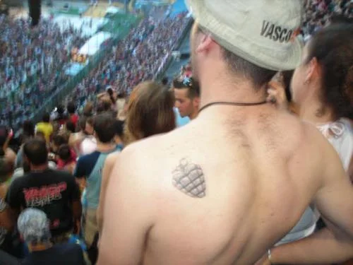 American Idiot Heart Grenade Tattoo