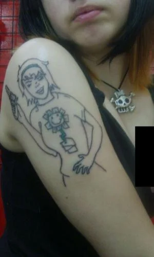Kerplunk Girl Logo Tattoo