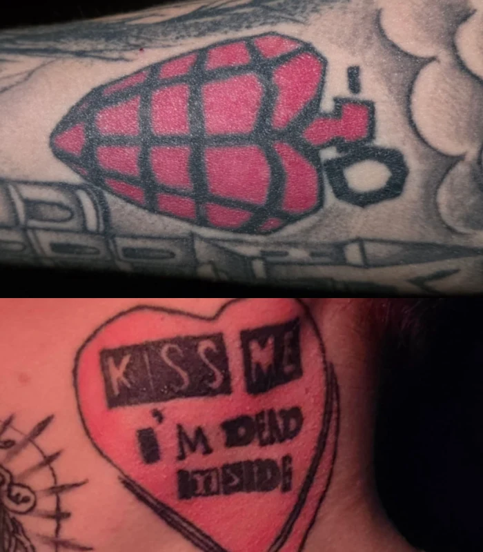 Heart Grenade and Kiss Me I'm Dead Inside