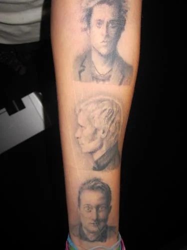 Green Day Portrait Tattoo