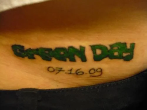 Green Day Logo Tattoo
