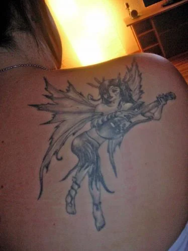 Fairy Playing guitar
