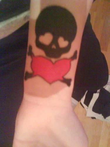 Adeline Records Logo Tattoo