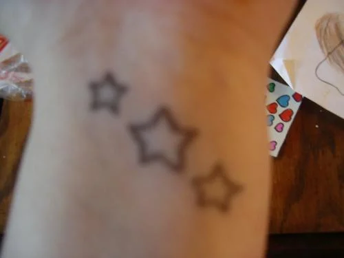 Three Outlined Stars