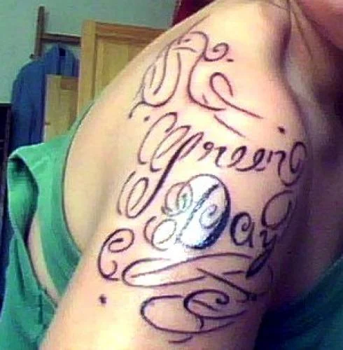 Green Day Logo Tattoo