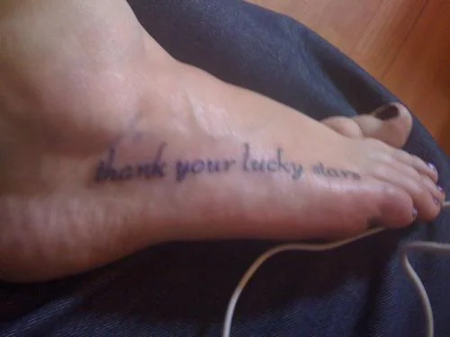 Good Riddance (Time of Your Life) Lyric Tattoo