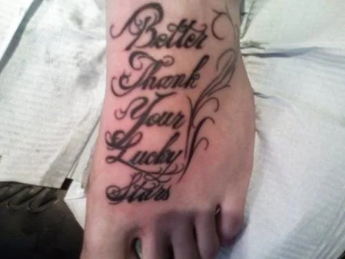 Good Riddance (Time of Your Life) Lyric Tattoo