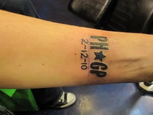 text and Star