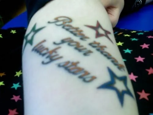 Good Riddance (Time of Your Life) Lyric Tattoo
