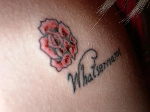 Whatsername Lyric Tattoo