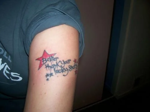 Good Riddance (Time of Your Life) Lyric Tattoo