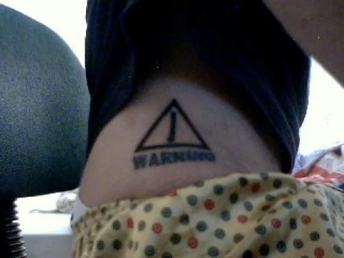 Green Day Warning Sign