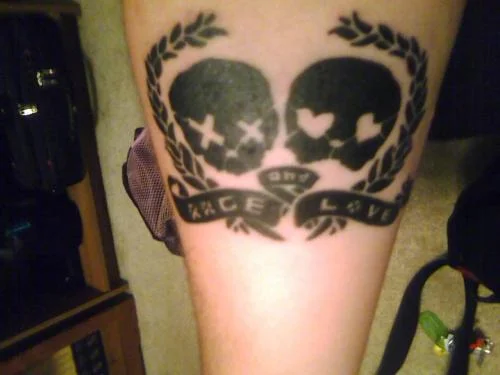 21st Century Breakdown Twin Skulls Tattoo