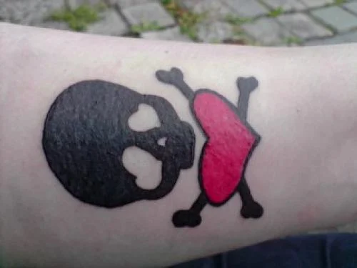 Adeline Records Logo Tattoo