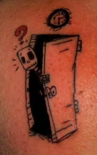 Coming Clean Skeleton Tattoo