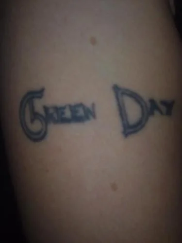 Green Day Logo Tattoo