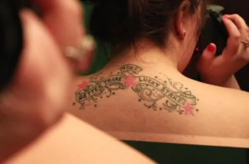 Good Riddance (Time of Your Life) Lyric Tattoo