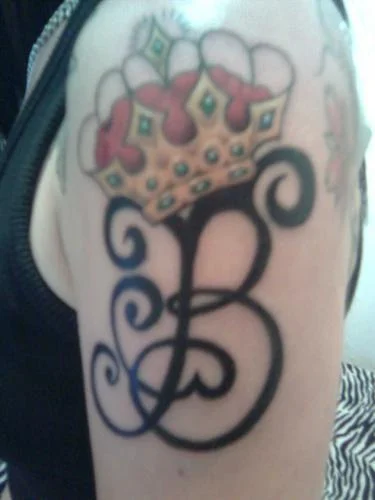 Crowned Letter B