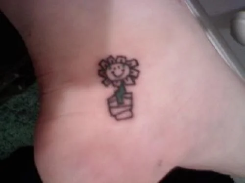 Kerplunk Flower Tattoo