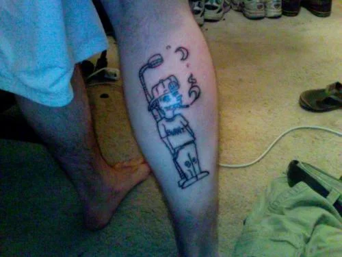Cartoon Figure Tattoo