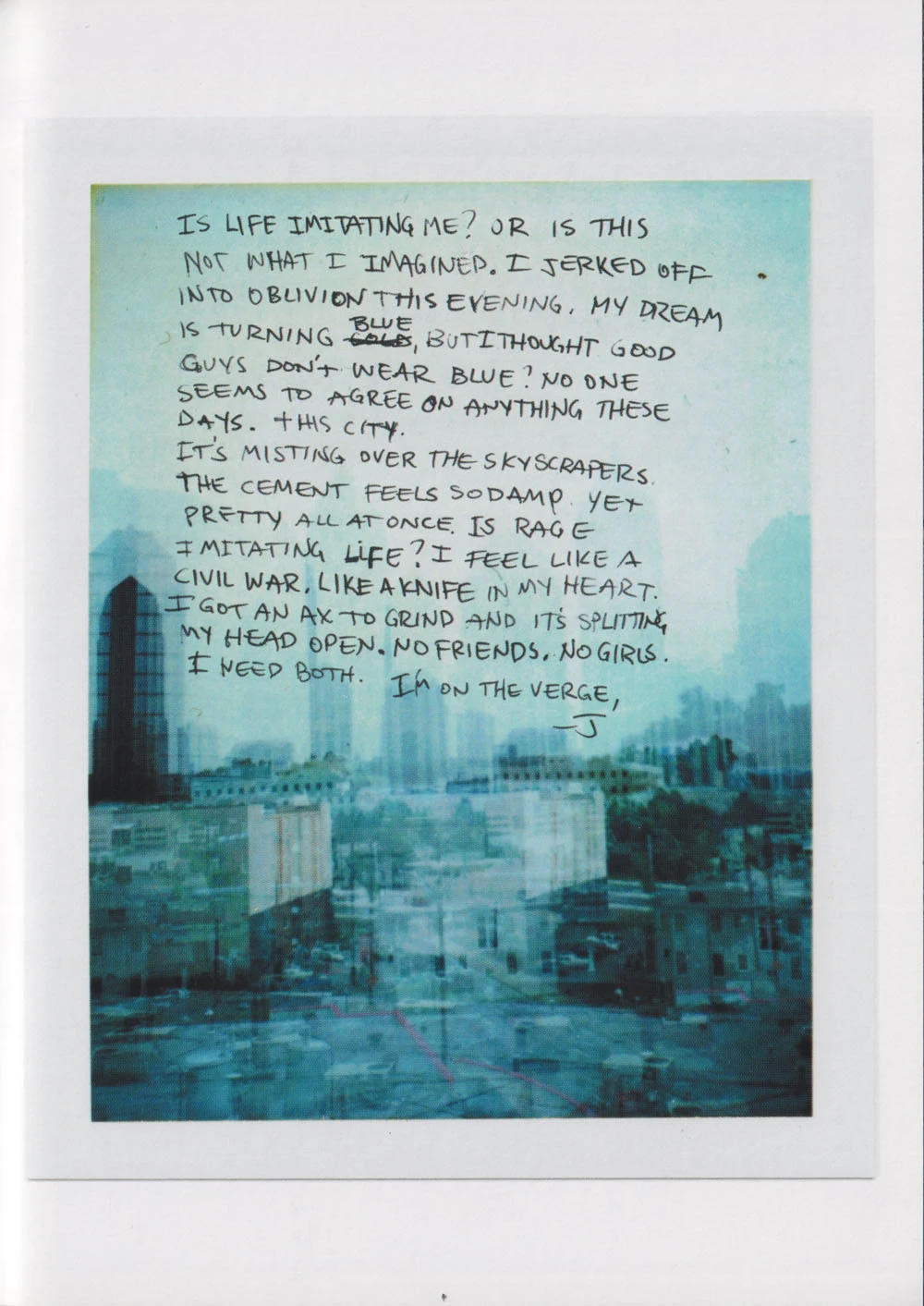 American Idiot hardcover lyric book - page 17