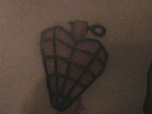 American Idiot Heart Grenade Tattoo