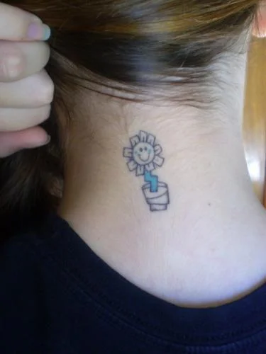 Kerplunk Flower Tattoo