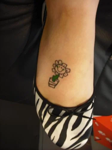 Kerplunk Flower Tattoo