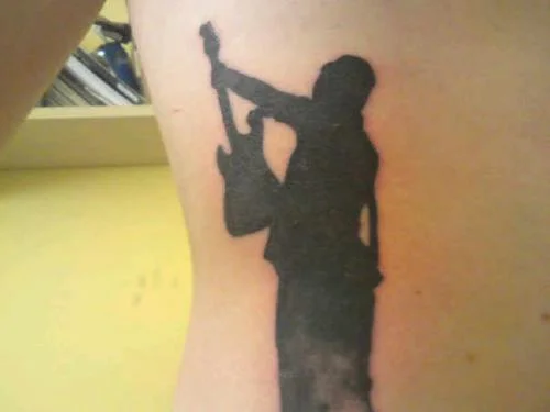Billie Joe Silhouette Tattoo