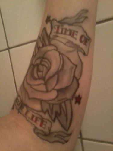 Good Riddance Time of Your Life Rose Tattoo