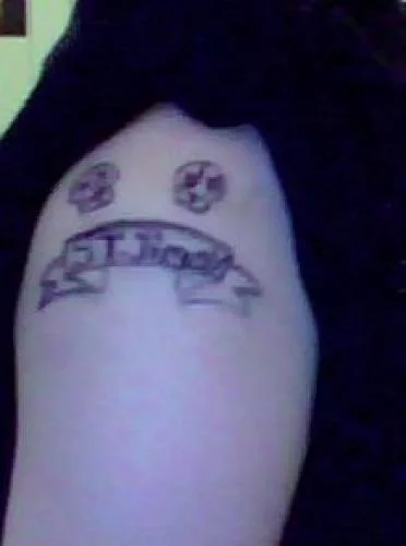 St. Jimmy Banner Tattoo