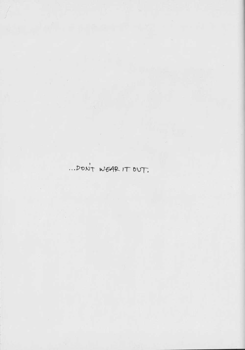 American Idiot hardcover lyric book - page 22