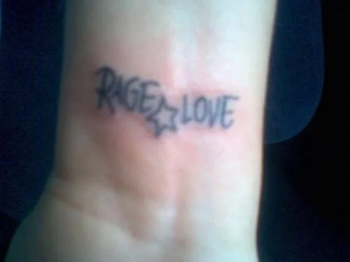 Rage and Love Tattoo