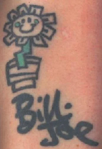 Kerplunk Flower Tattoo