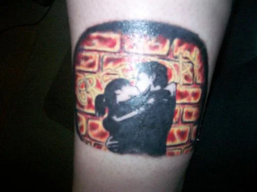 21st Century Breakdown Kissing Couple Tattoo
