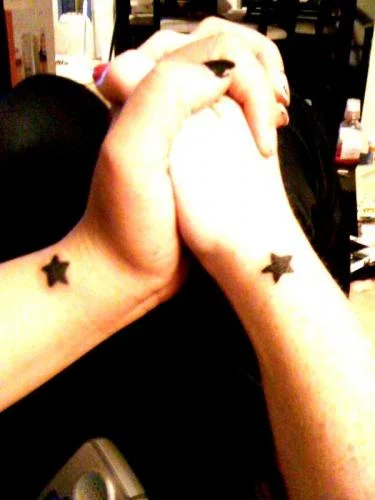 Solid Black Star Tattoo