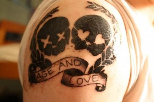 21st Century Breakdown Skulls Tattoo