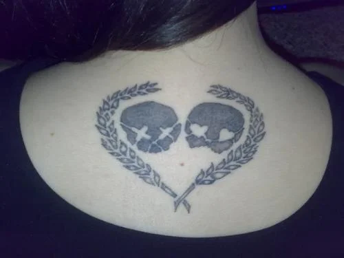 21st Century Breakdown Paired Skulls Tattoo