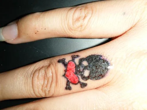 Adeline Records Logo Tattoo