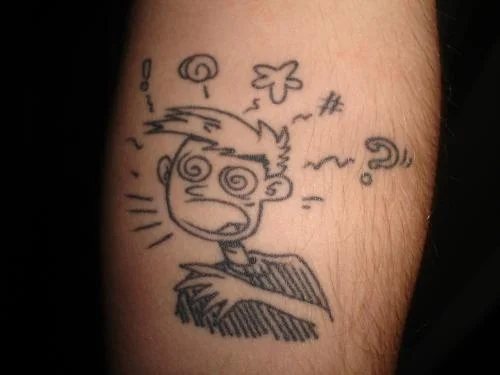 Dizzy Cartoon Character