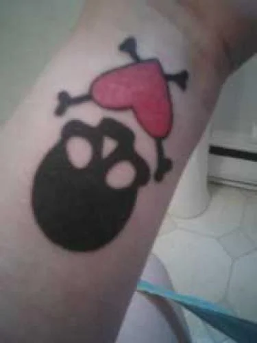 Adeline Records Logo Tattoo