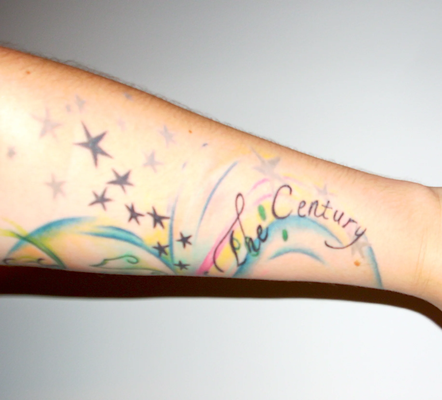 The Century Text Tattoo