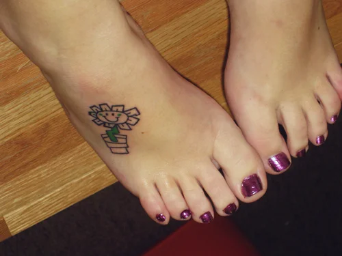 Kerplunk Flower Tattoo