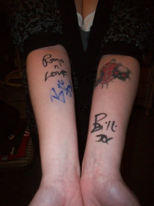 Billie Joe Signature Tattoo