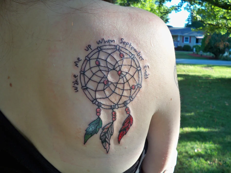 Wake Me Up When September Ends Tattoo