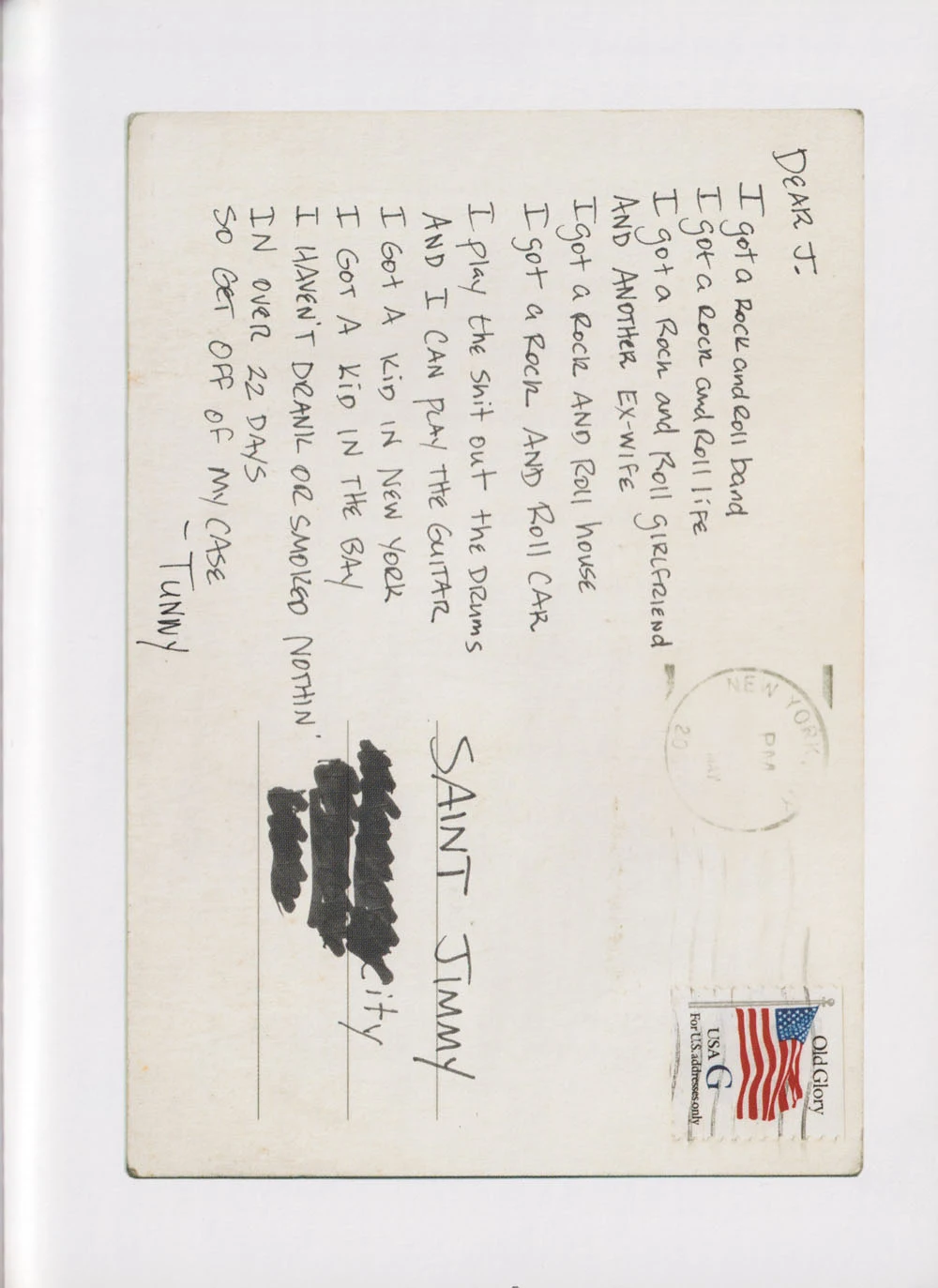 American Idiot hardcover lyric book - page 45