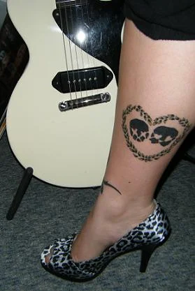 Skull and Heart Tattoo