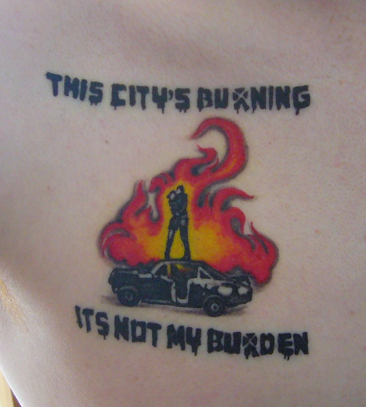 21st Century Breakdown Lyric Tattoo