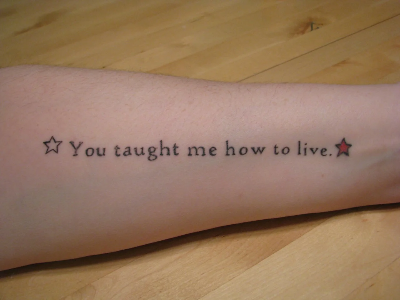 Lyric Tattoo